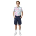 thumbnail image 1 of Birdie Bound Boys Print Performance Golf Polo Shirt with UPF50, Sizes XS-XL, 1 of 5