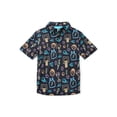 thumbnail image 1 of Birdie Bound Boy's Performance Neon Basketball Printed Golf Polo Shirt, Sizes XS-XL, 1 of 3