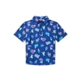 thumbnail image 1 of Birdie Bound Boy's Performance Neon Pool Party Printed Golf Polo Shirt, Sizes XS-XL, 1 of 3