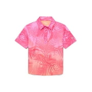 BIRDIE BOUND Boys' Performance Printed Golf Polo Shirt, Sizes XS-XL