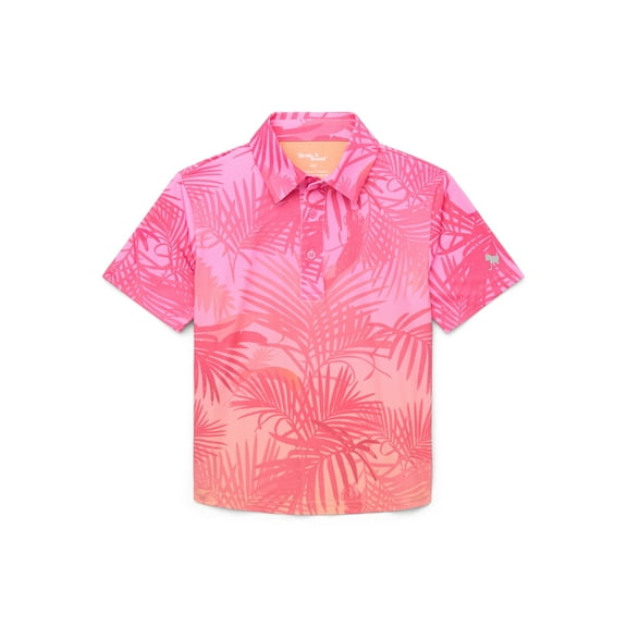 Birdie Bound Boys' and Big Boys Performance Matching Graphic Print Golf Polo Shirt, Sizes S-XL