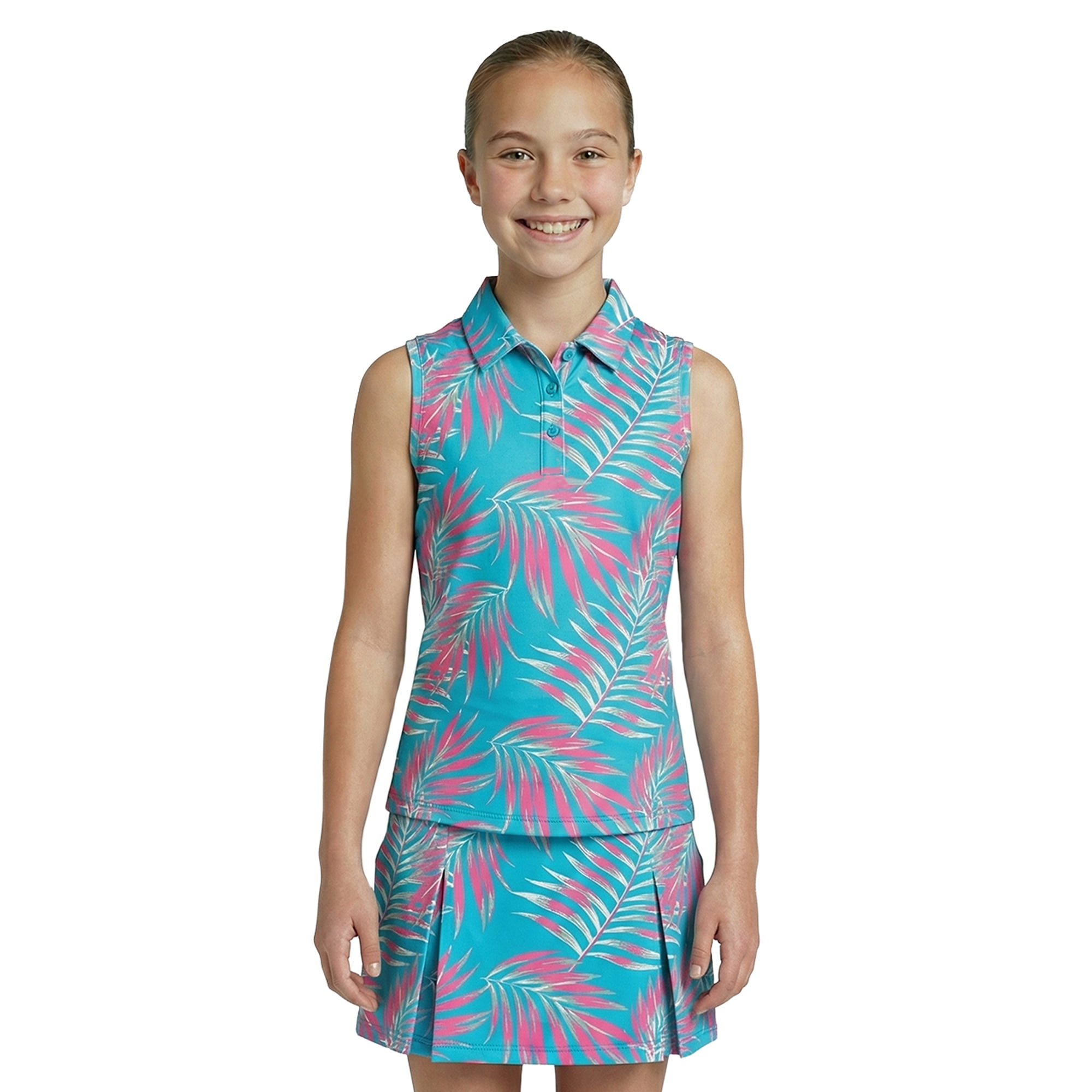 Birdie Bound Girls Leaves Polo Shirt, Sizes 4-16