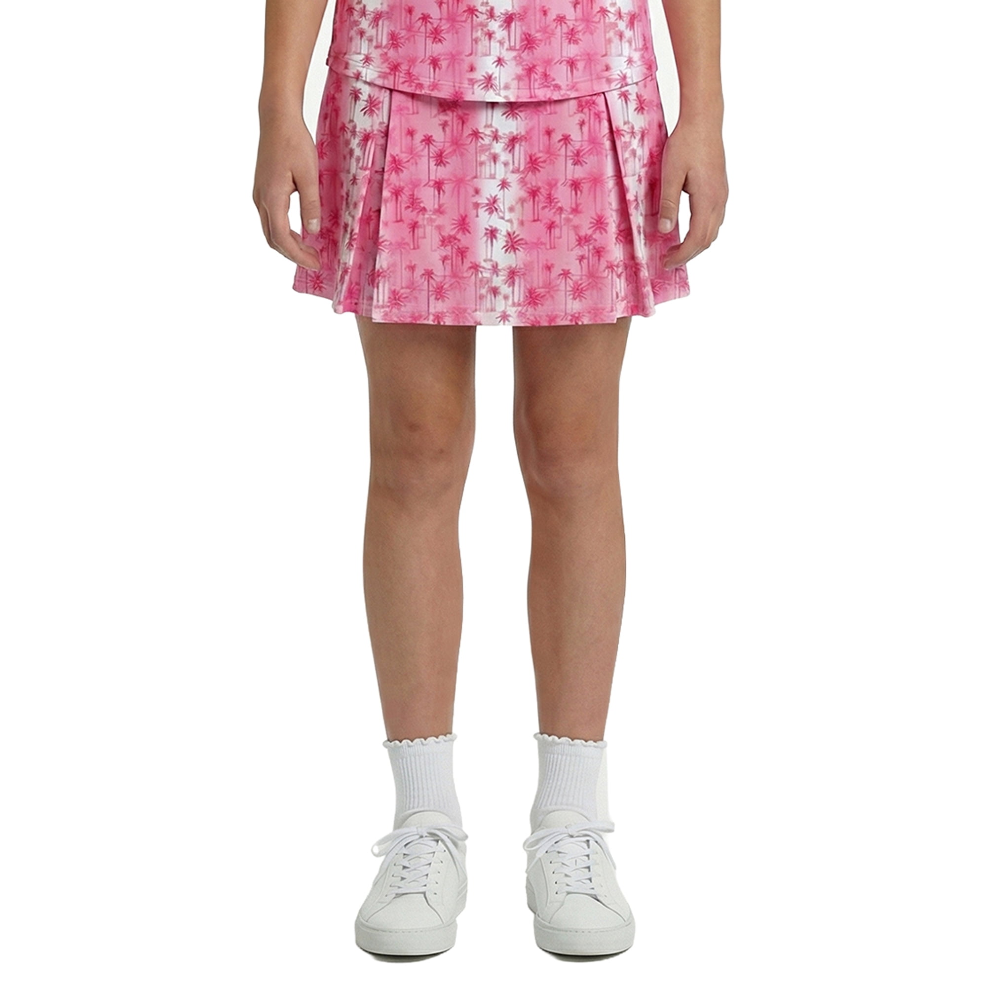 Birdie Bound Girls Sunset Palm Print Skort with UPF50, Sizes XS-XL