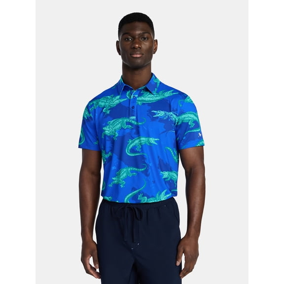 Birdie Bound Men' s & Big and Tall Golf Polo Shirts, Sizes XS-4XLT