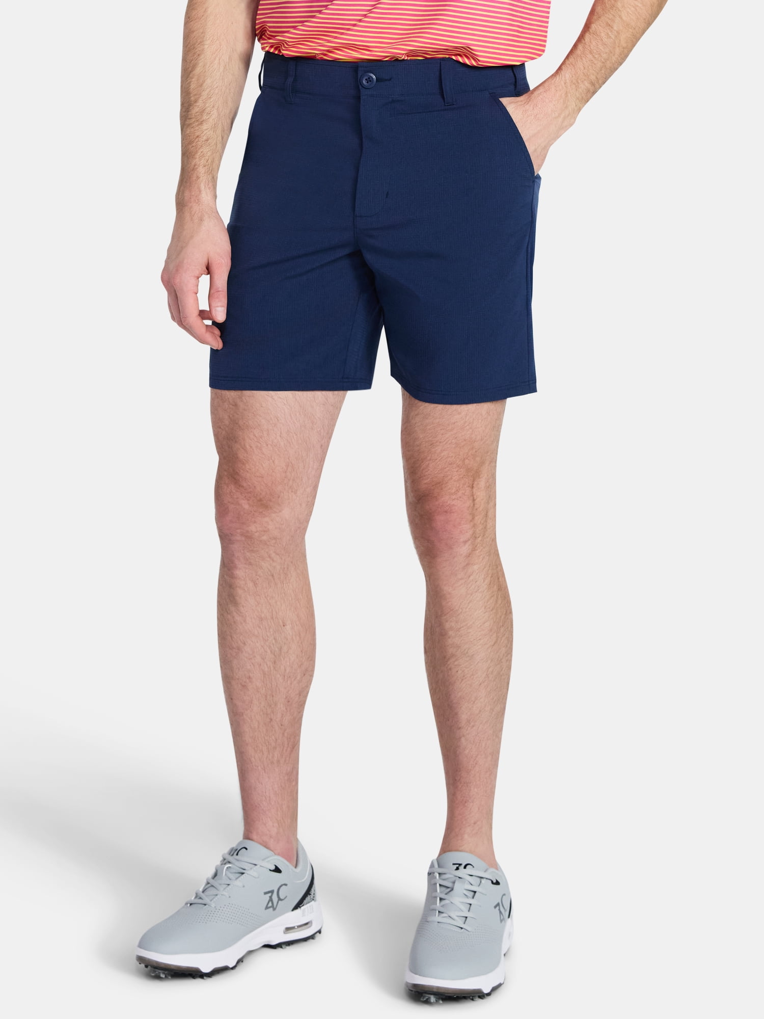 Birdie Bound Men's & Big Men's Dice 7" Inseam Performance Golf Shorts, Sizes 28-48