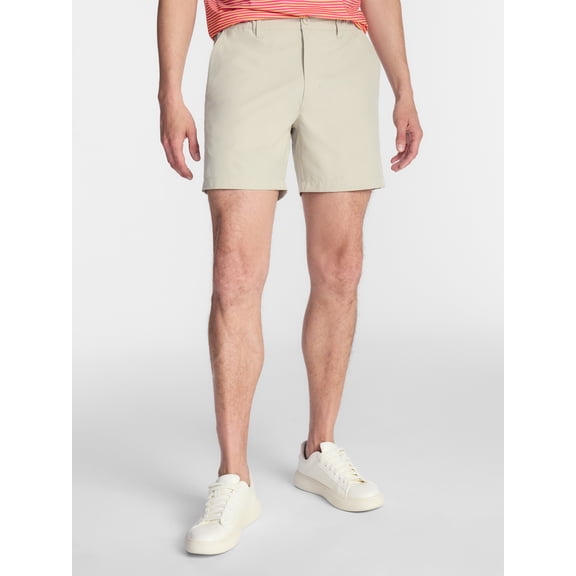 Birdie Bound Men's and Big Men's Golf Shorts, 6" Inseam, Sizes XS-5XL