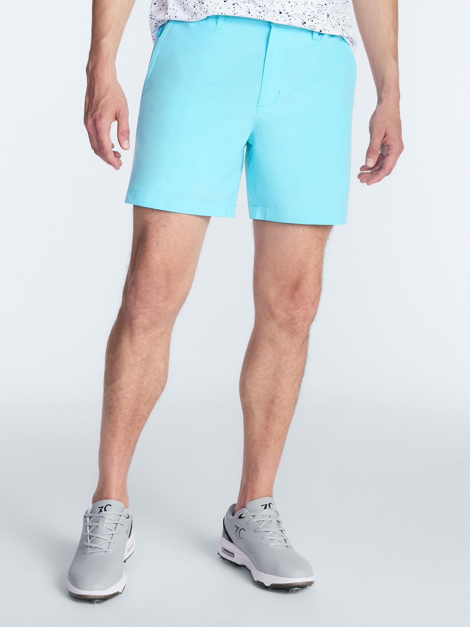 Birdie Bound Men's and Big Men's Golf Shorts, 6" Inseam, Sizes XS-5XL