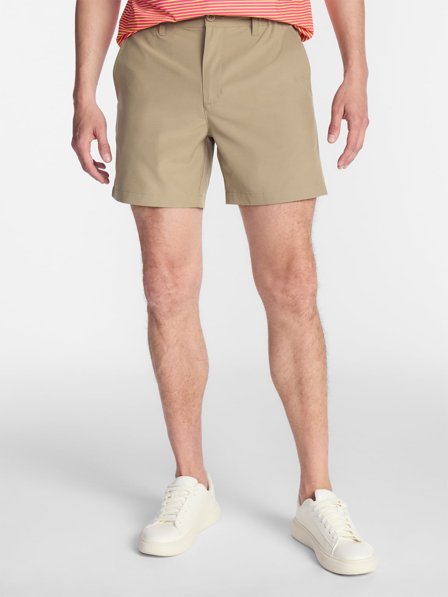Birdie Bound Men's and Big Men's Golf Shorts, 6" Inseam, Sizes XS-5XL