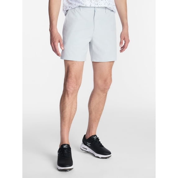 Birdie Bound Men's and Big Men's Golf Shorts, 6" Inseam, Sizes XS-5XL