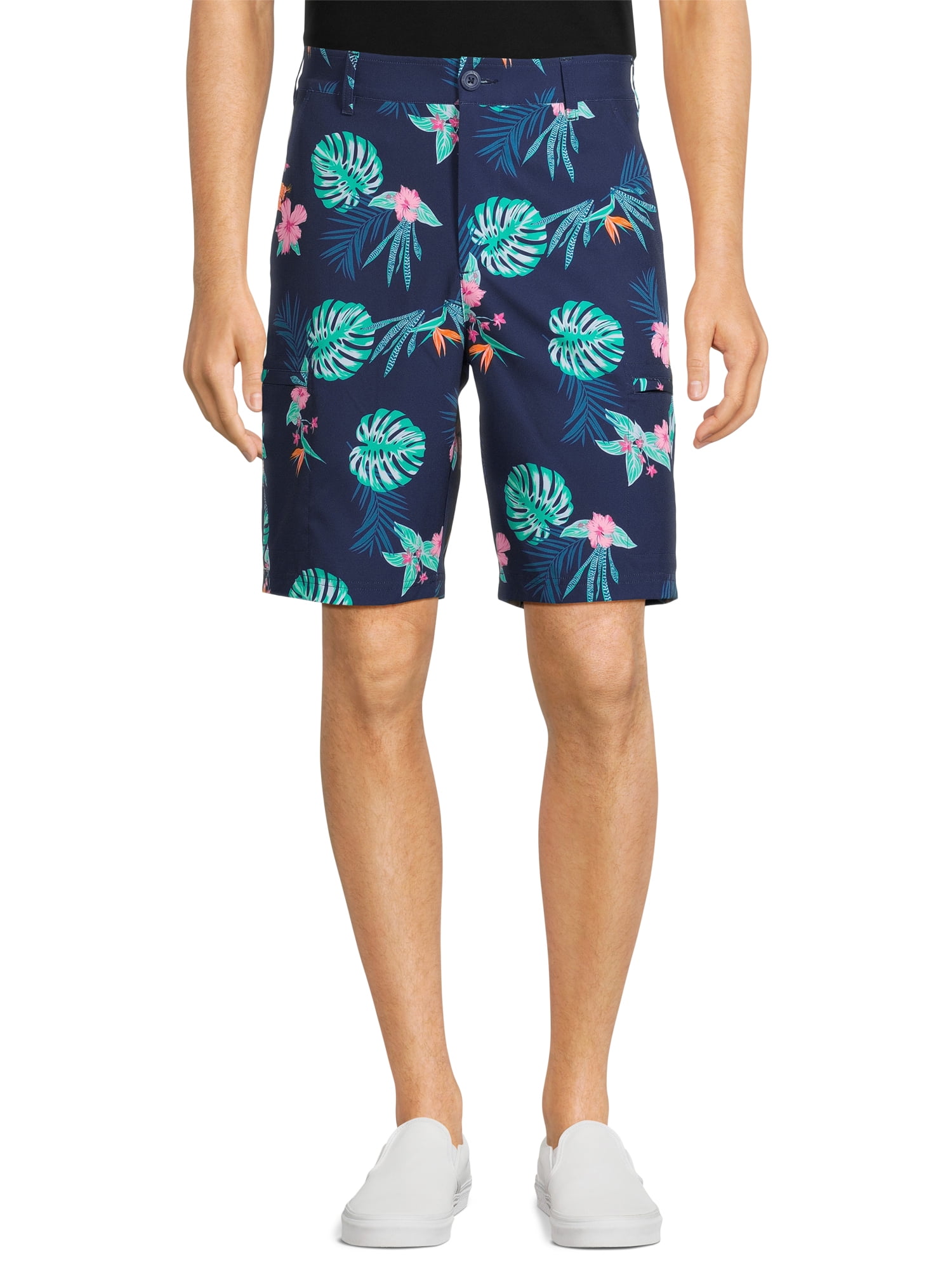 Birdie Bound Men's & Big Men's Cargo Golf Shorts, 9" Inseam, Sizes 30