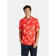 thumbnail image 1 of Birdie Bound Men's & Big Men's Patterned Golf Polo Shirt, Sizes S-3XL, 1 of 5