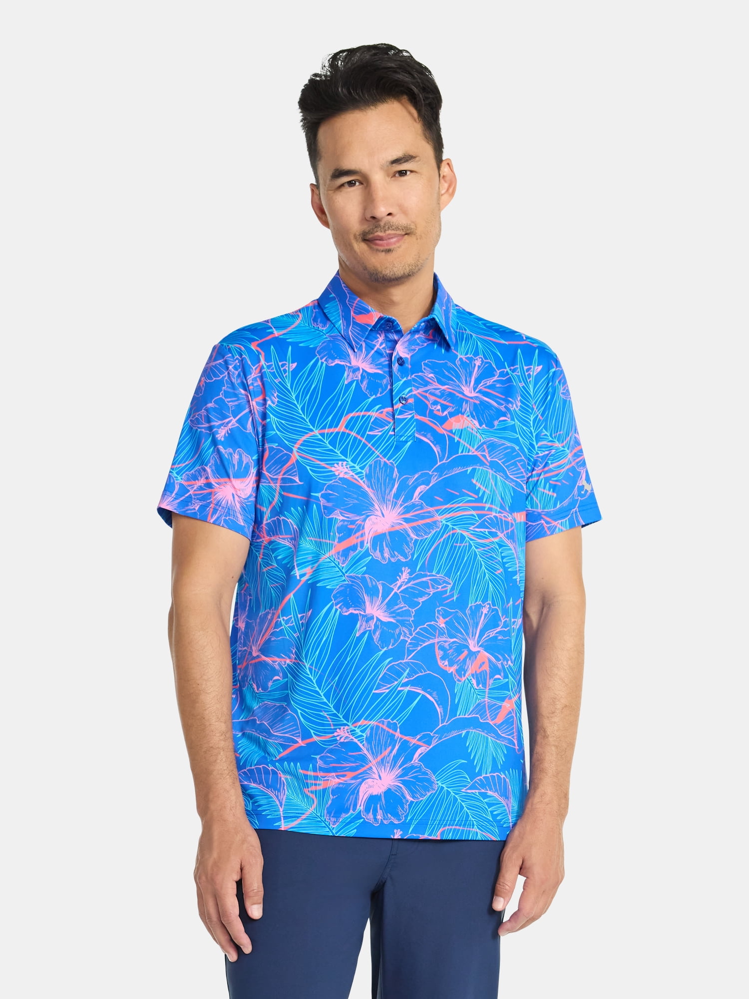 Birdie Bound Men's and Men's Big & Tall Novelty Golf Polos, Sizes