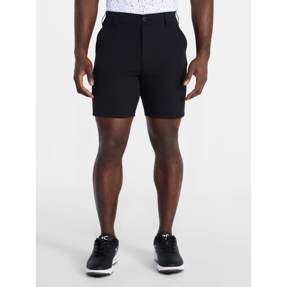 Birdie Bound Men's Dice 7" Inseam Active Fabric Golf Shorts, Sizes 28-48