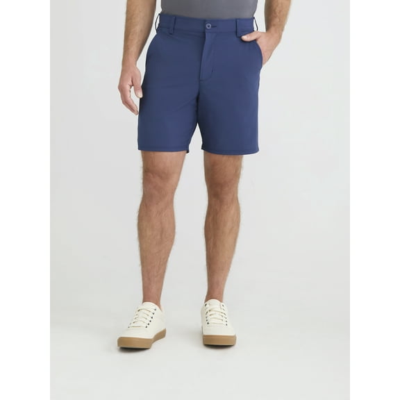 Birdie Bound Men's and Big Men’s Golf Shorts, 7" Inseam, Sizes 28-48