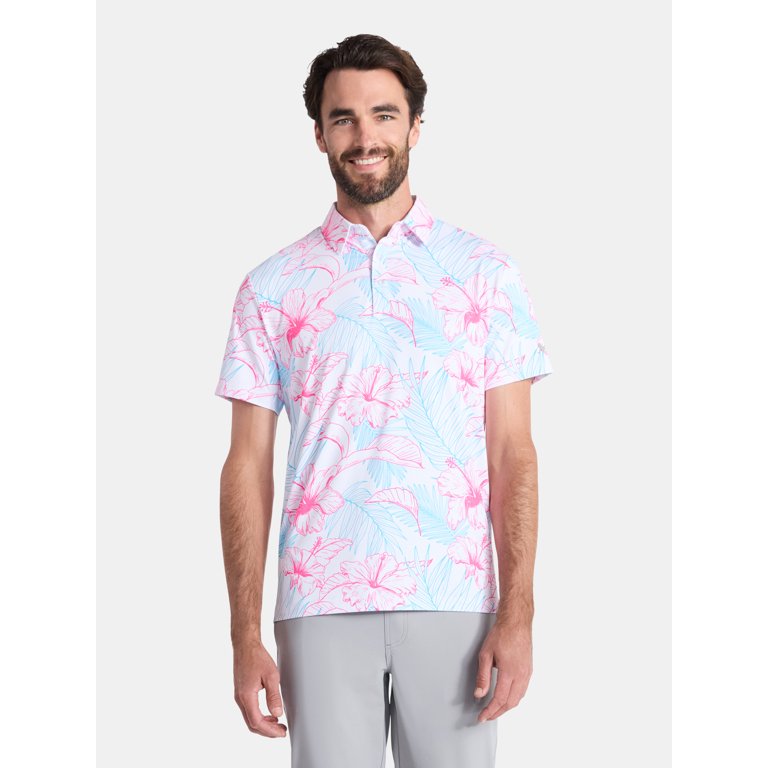 【定価39,600】TROPICAL CLOTH BIG POCKET POLO Birdie Bound Men's and Men's Big & Tall Novelty Golf Polos, Sizes