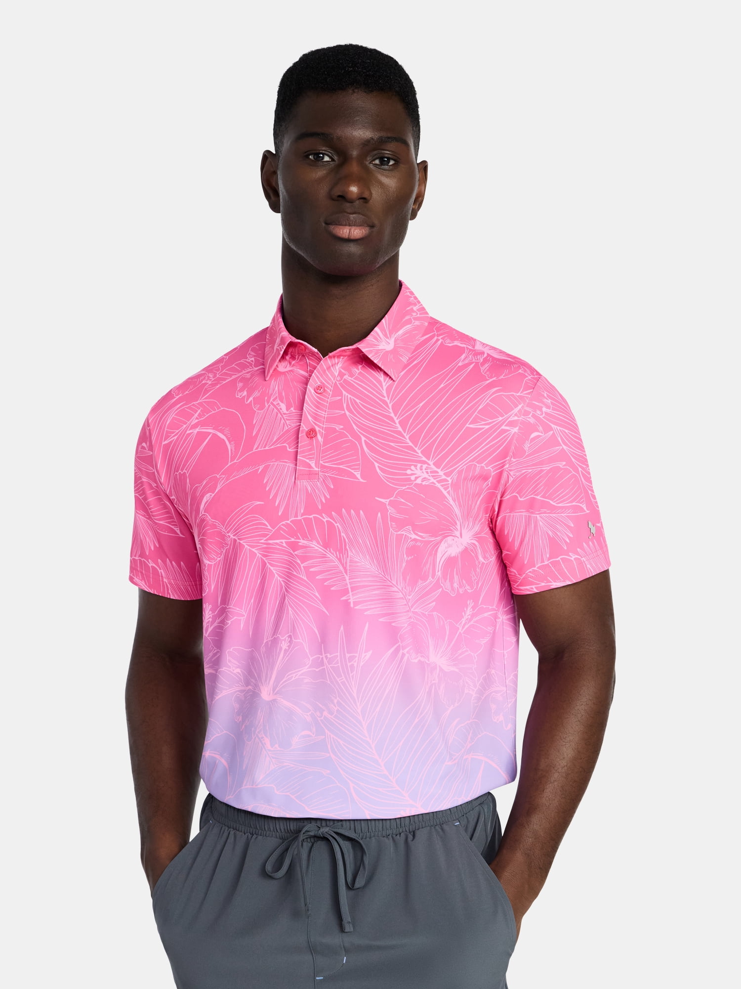 【定価39,600】TROPICAL CLOTH BIG POCKET POLO Birdie Bound Men's and Men's Big & Tall Novelty Golf Polos, Sizes