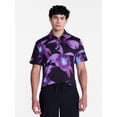 thumbnail image 1 of Birdie Bound Men's and Big Men's Midnight Bloom Polo Shirt, Sizes XS-4XLT, 1 of 5