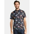 thumbnail image 1 of Birdie Bound Men's and Big Men's Novelty Print Golf Polo Shirt, Sizes S-5XL, 1 of 5