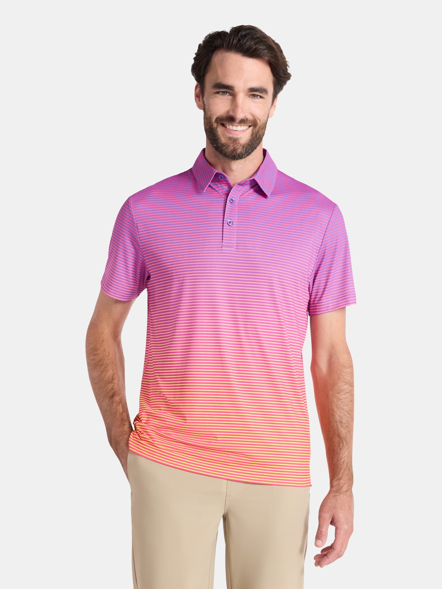 Birdie Bound Men's and Men's Big & Tall Novelty Golf Polos, Sizes XS-4XLT