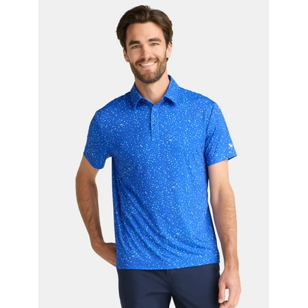 Birdie Bound Men's Novelty Print Golf Polo Shirt, Sizes S-3XL