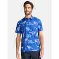 thumbnail image 1 of Birdie Bound Novelty Print Golf Polo Shirt, Men's & Big Men's Sizes S-5XL, 1 of 5