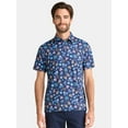 thumbnail image 1 of Birdie Bound Men's Print Polo Shirt with Short Sleeves, Sizes S-3XL, 1 of 5