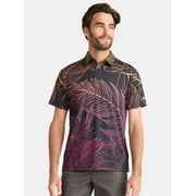 Birdie Bound Men's & Big Men's Novelty Print Golf Polo, Sizes S-5XL