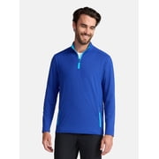 Birdie Bound Men's Quarter-Zip Pullover with Long Sleeves, Sizes S-3XL