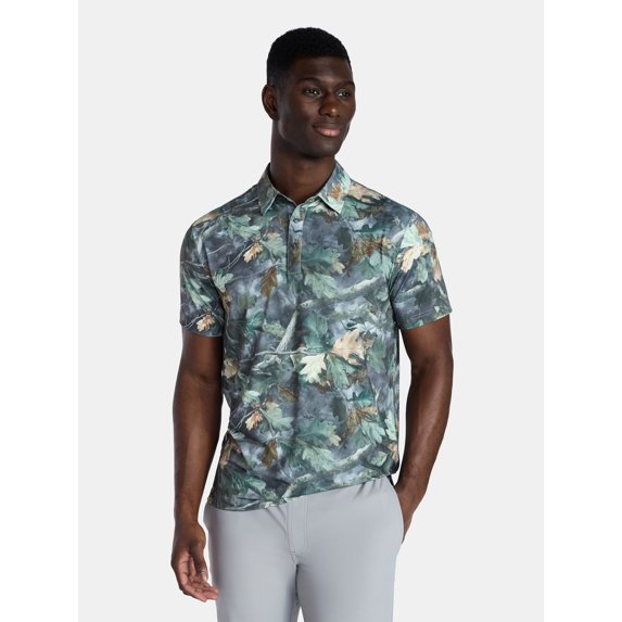 Birdie Bound Men's Underwoods Camo Print Top, Sizes XS-4XLT