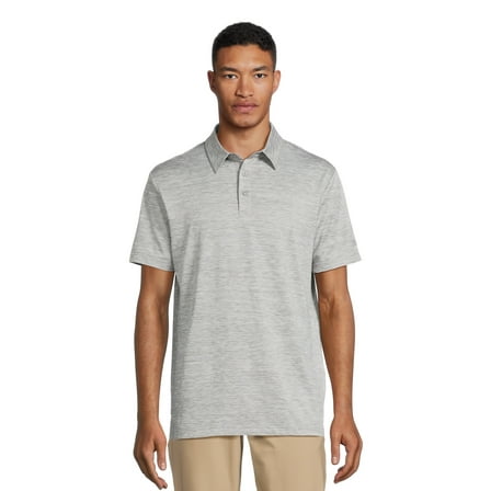 Birdie Bound Men's and Big Men’s Broken Stripe Golf Polo, Sizes S-5XL