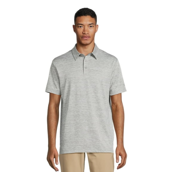 Birdie Bound Men's and Big Men’s Broken Stripe Golf Polo, Sizes S-5XL