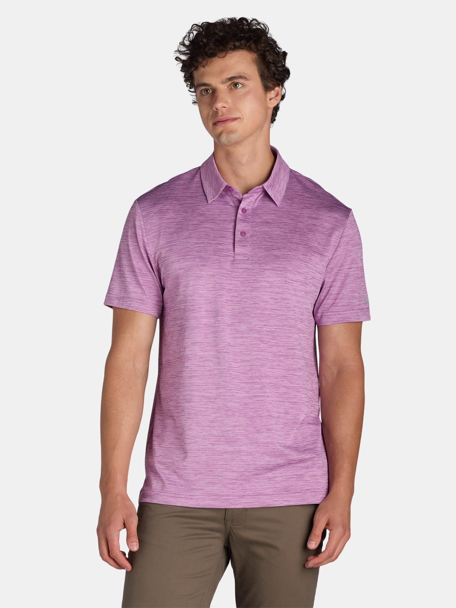 Birdie Bound Men's and Big Men’s Golf Polo Shirt with Short Sleeves, Sizes S-5XL