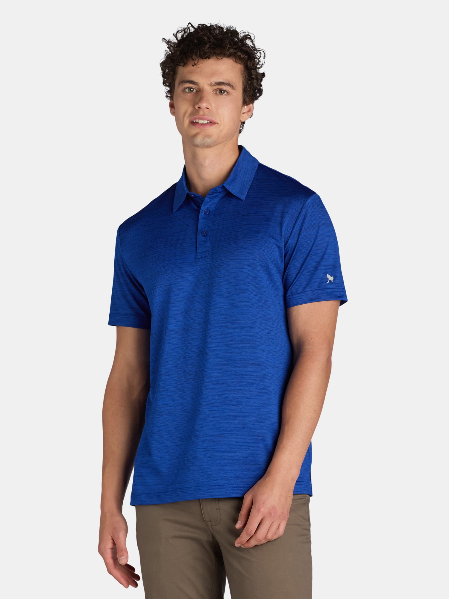 Birdie Bound Men's and Big Men’s Golf Polo Shirt with Short Sleeves, Sizes S-5XL