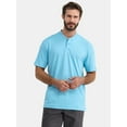 thumbnail image 1 of Birdie Bound Men's and Big Men's Henley Golf Shirt, Sizes XS-5XL, 1 of 5