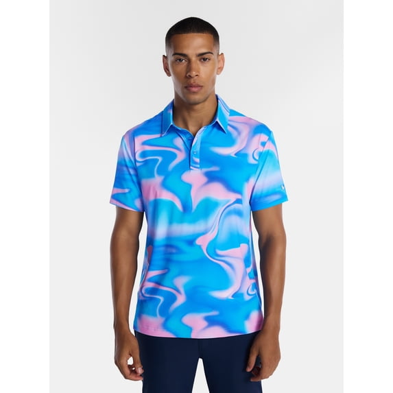 Birdie Bound Men's and Big Men's Liquify Polo Shirt, Sizes XS-4XLT