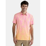 Birdie Bound Men's & Big Men's Novelty Print Golf Polo, Sizes S-5XL