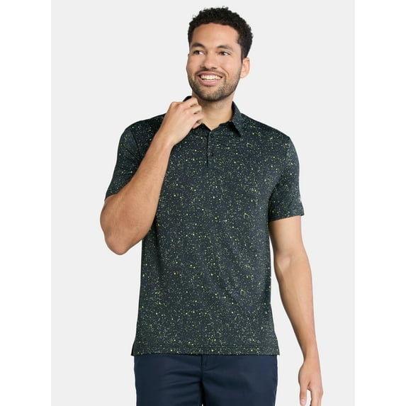 Birdie Bound Men's & Big Men's Novelty Print Golf Polo, Sizes S-5XL