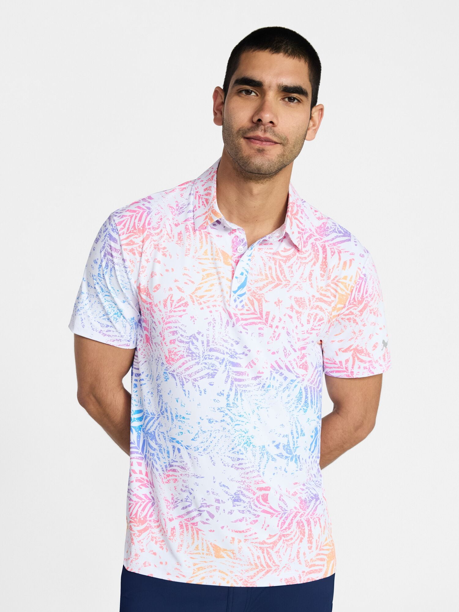 Birdie Bound Men's & Big Men's Novelty Print Golf Polo, Sizes S-5XL