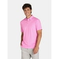 thumbnail image 1 of Birdie Bound Men's and Big Men’s Printed Golf Polo Shirt with UPF50+, Sizes S-3XL, 1 of 5