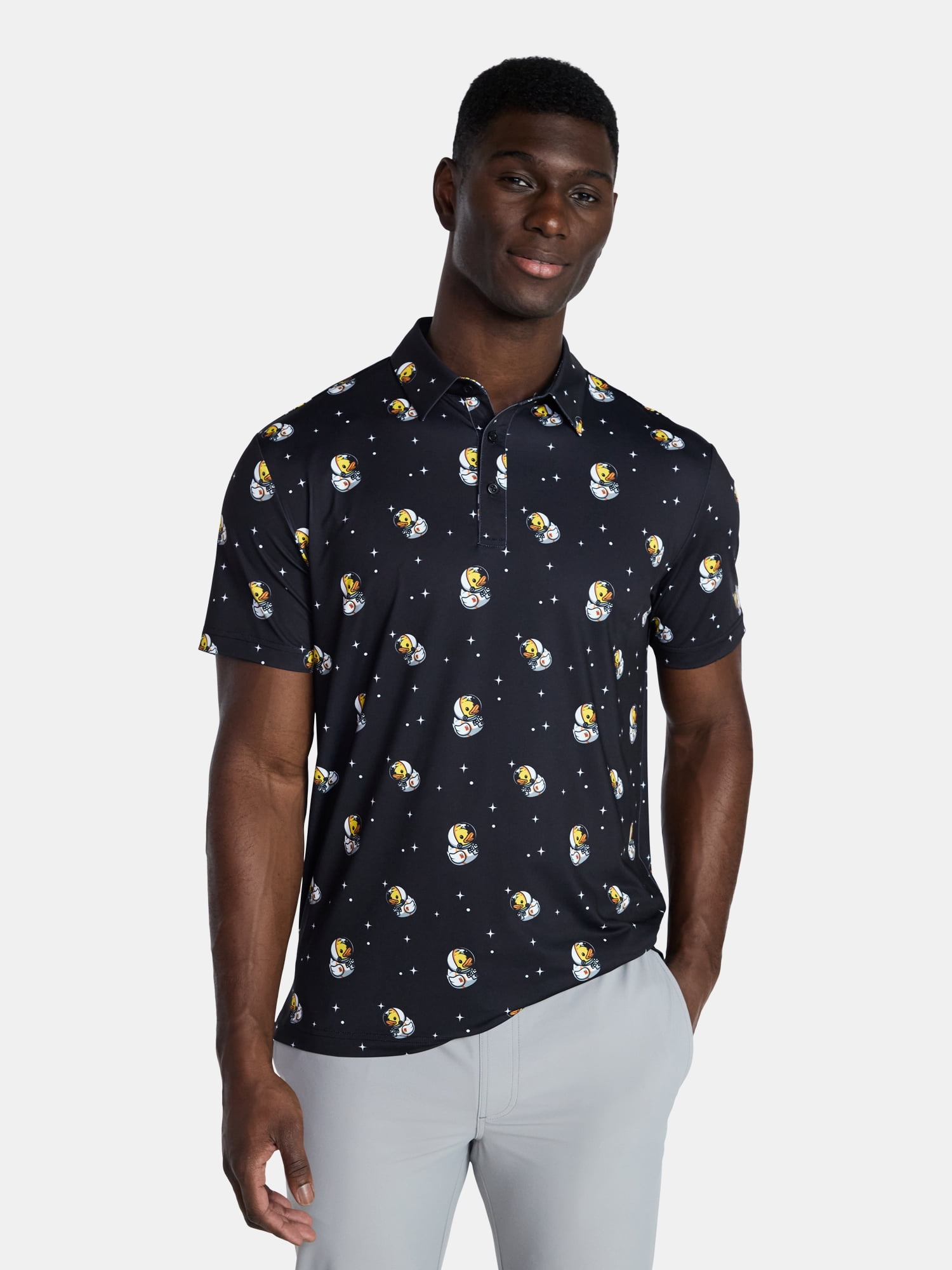 Birdie Bound Men' s & Big and Tall Golf Polo Shirts, Sizes XS-4XLT