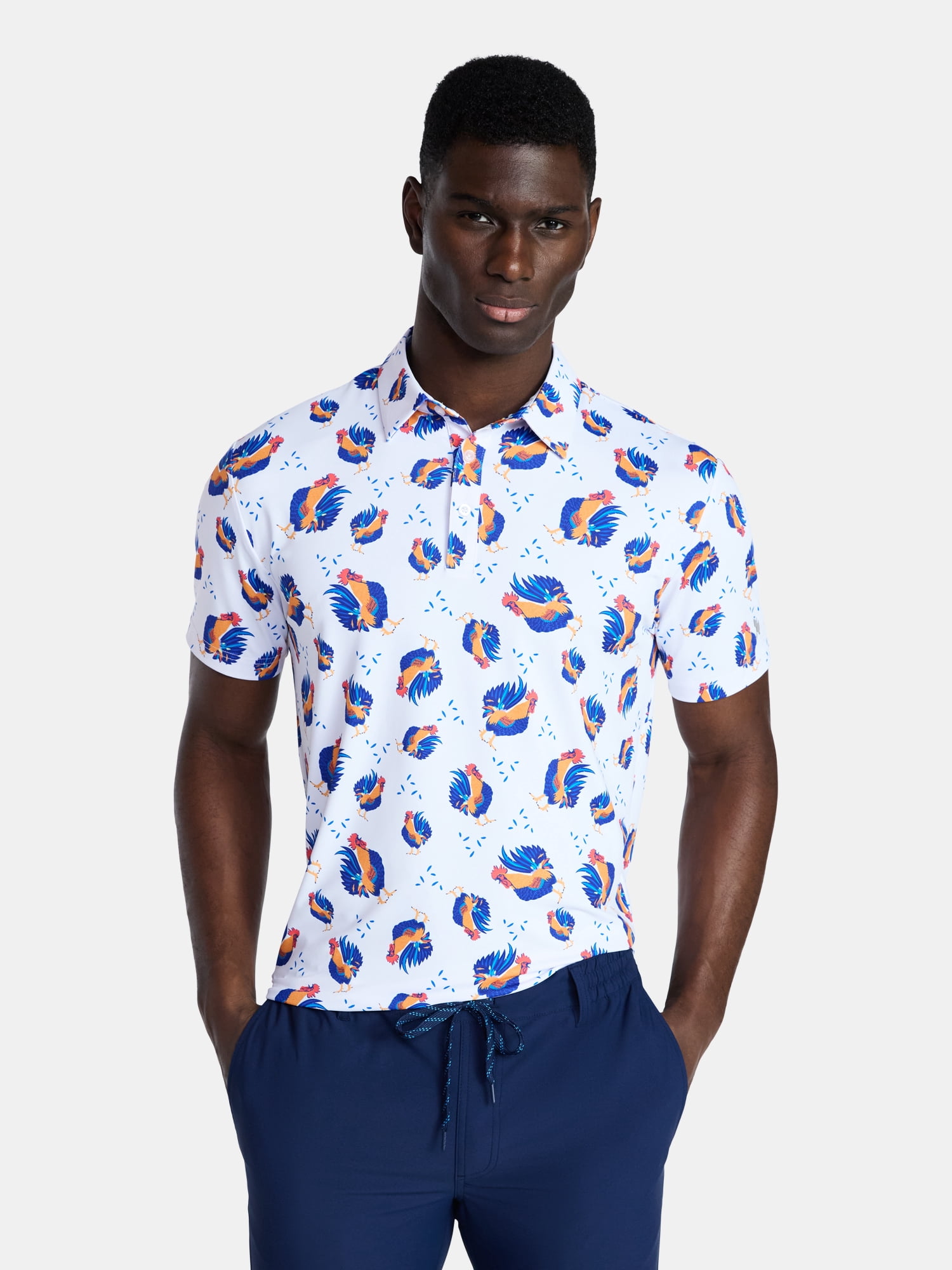 Birdie Bound Men' s & Big and Tall Golf Polo Shirts, Sizes XS-4XLT