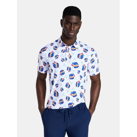 Birdie Bound Men' s & Big and Tall Golf Polo Shirts, Sizes XS-4XLT