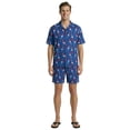 thumbnail image 1 of Birdie Bound Men's Printed Bomb Pops Cabana Shirt with Short Sleeves, Sizes S-3XL, 1 of 7