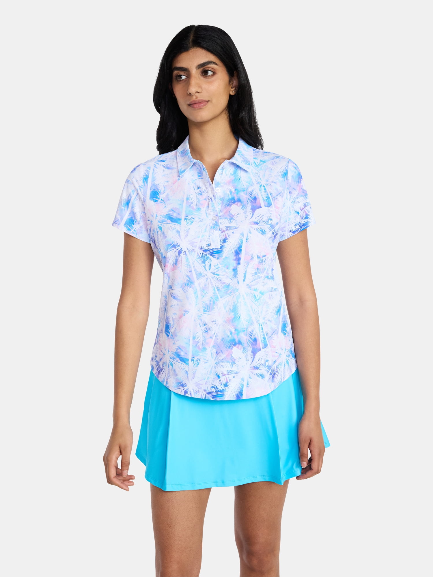 Birdie Bound Women’s Thanya Polo Shirt with Short Sleeves, Sizes XS-XXL