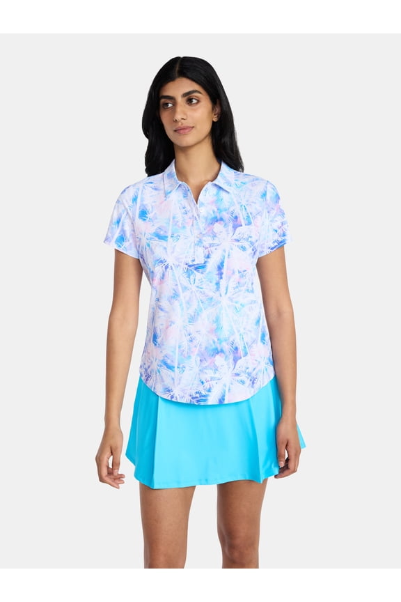 Women’s Polo Shirt with Short Sleeves, Sizes XS-XXL
