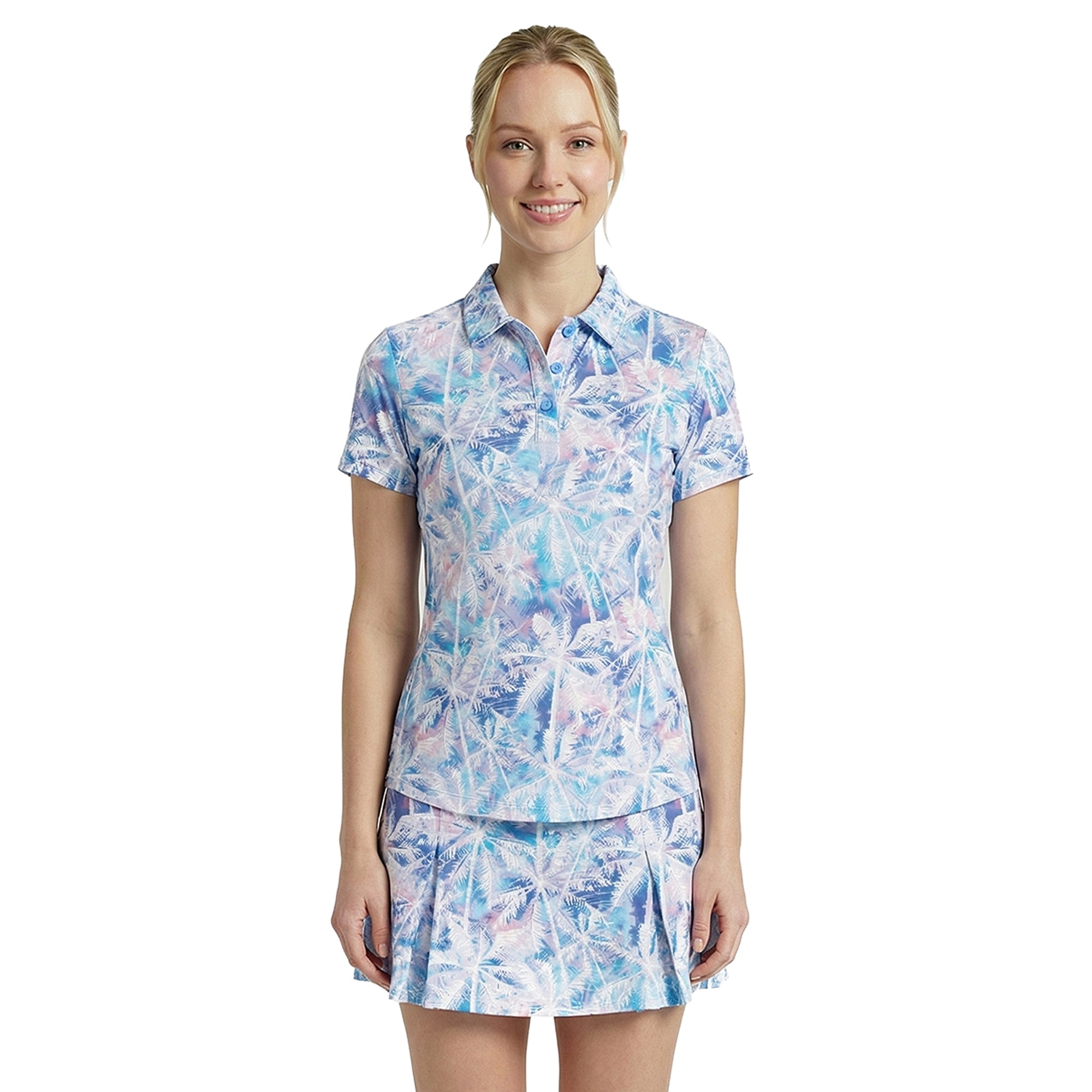 Birdie Bound Women’s Thanya Polo Shirt with Short Sleeves, Sizes XS-XXL
