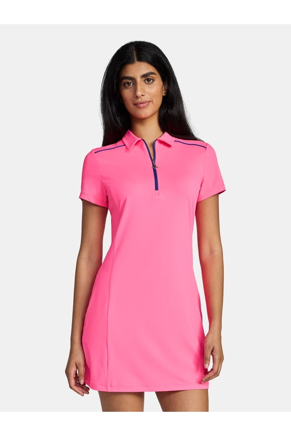 Women's Active Polo Dress with UPF30+, 2-Piece, Sizes XS-2XL