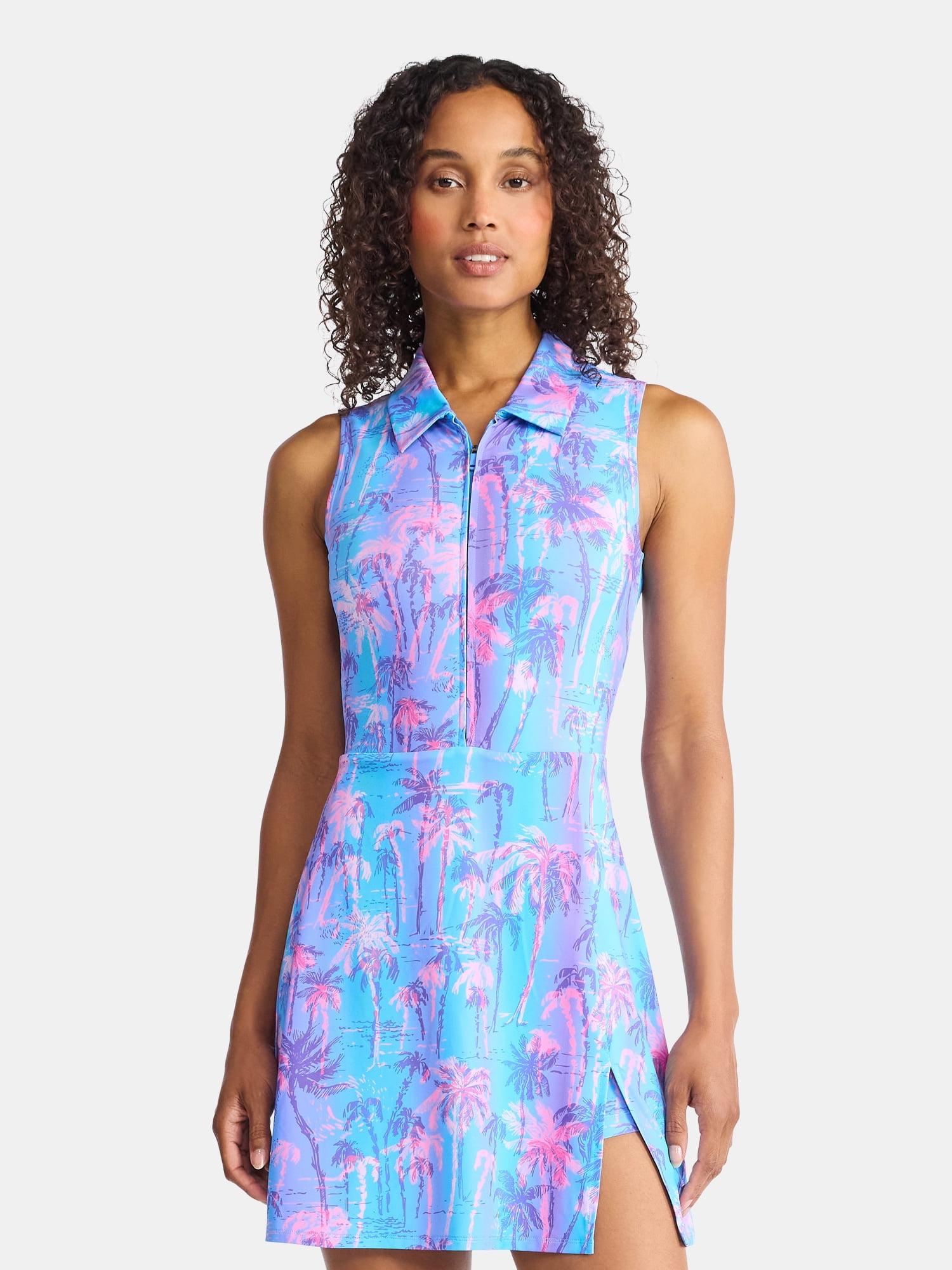 ワンピース Y's 20SS RIGHT GATHER SLEEVELESS DRESS Birdie Bound Women's Sleeveless Polo Dress, Sizes XS-XXL
