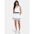 thumbnail image 1 of Birdie Bound Women's Ida Sleeveless Polo Dress with Bike Shorts Liner, Sizes XS-XXL, 1 of 5