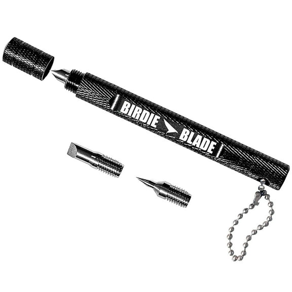 Birdie Golf: Birdie Blade - 3-In-1 Golf Club Groove Sharpener Tool, Premium Groove Maintenance For Improved Performance, Steel Tip, Sports Accessory